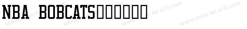 NBA Bobcats字体转换